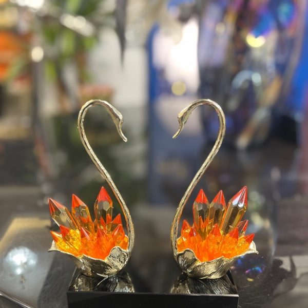 قو کرستالی نارنجی
